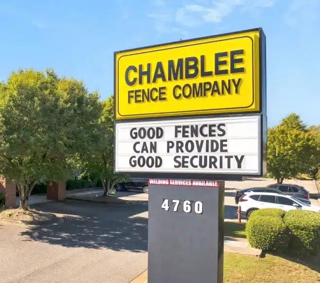 Chamblee Fence Signage