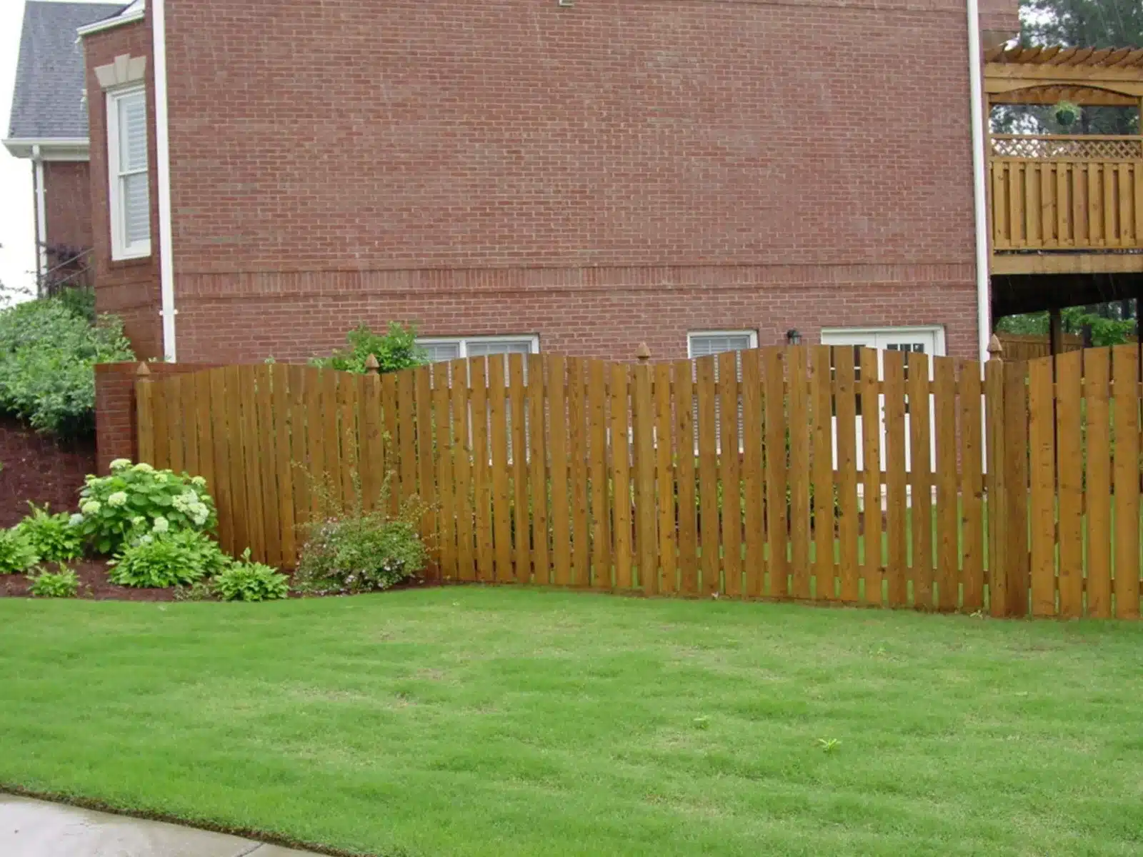 atlanta wood picket fence