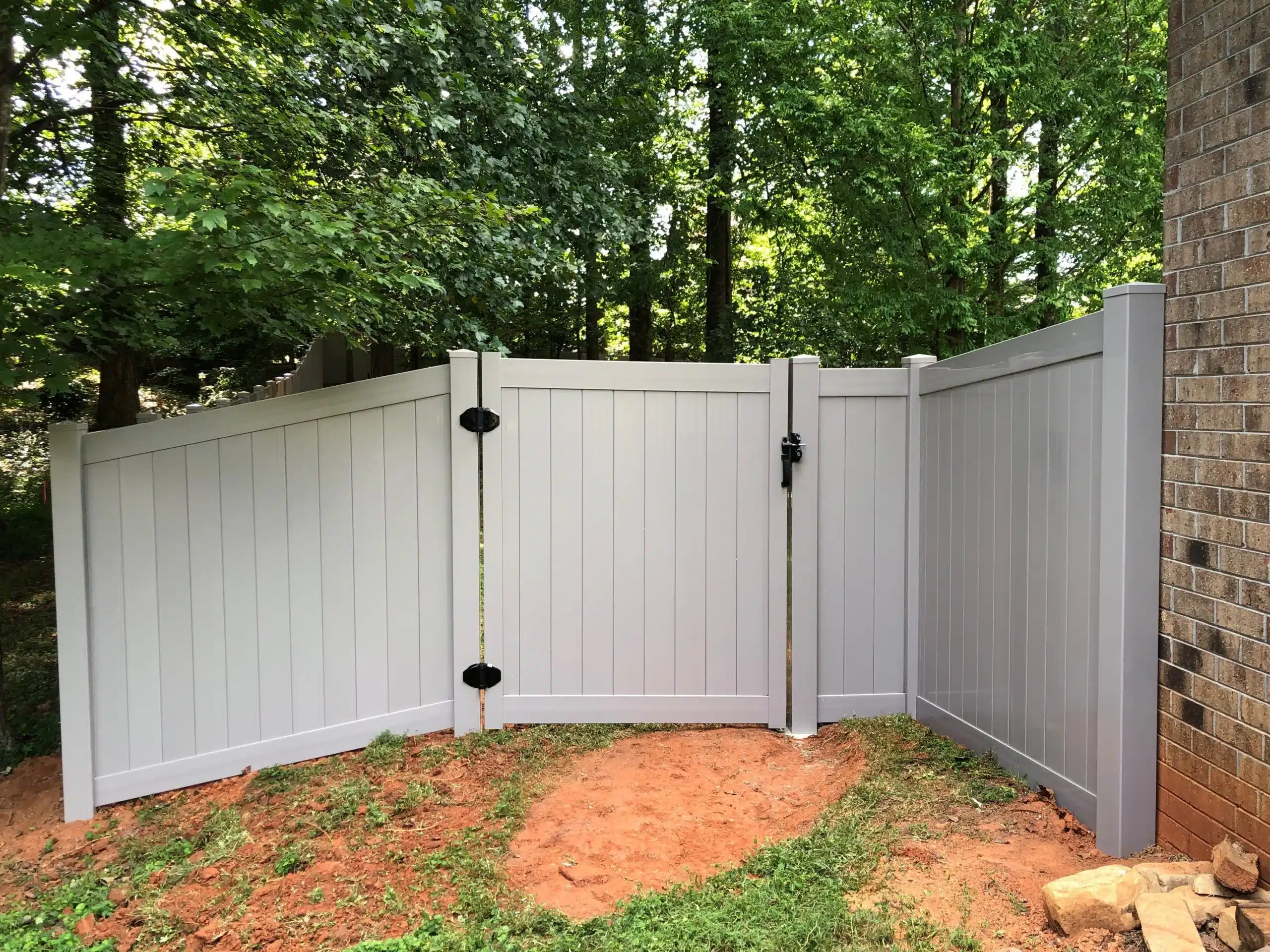example of vinyl fence materials for sale