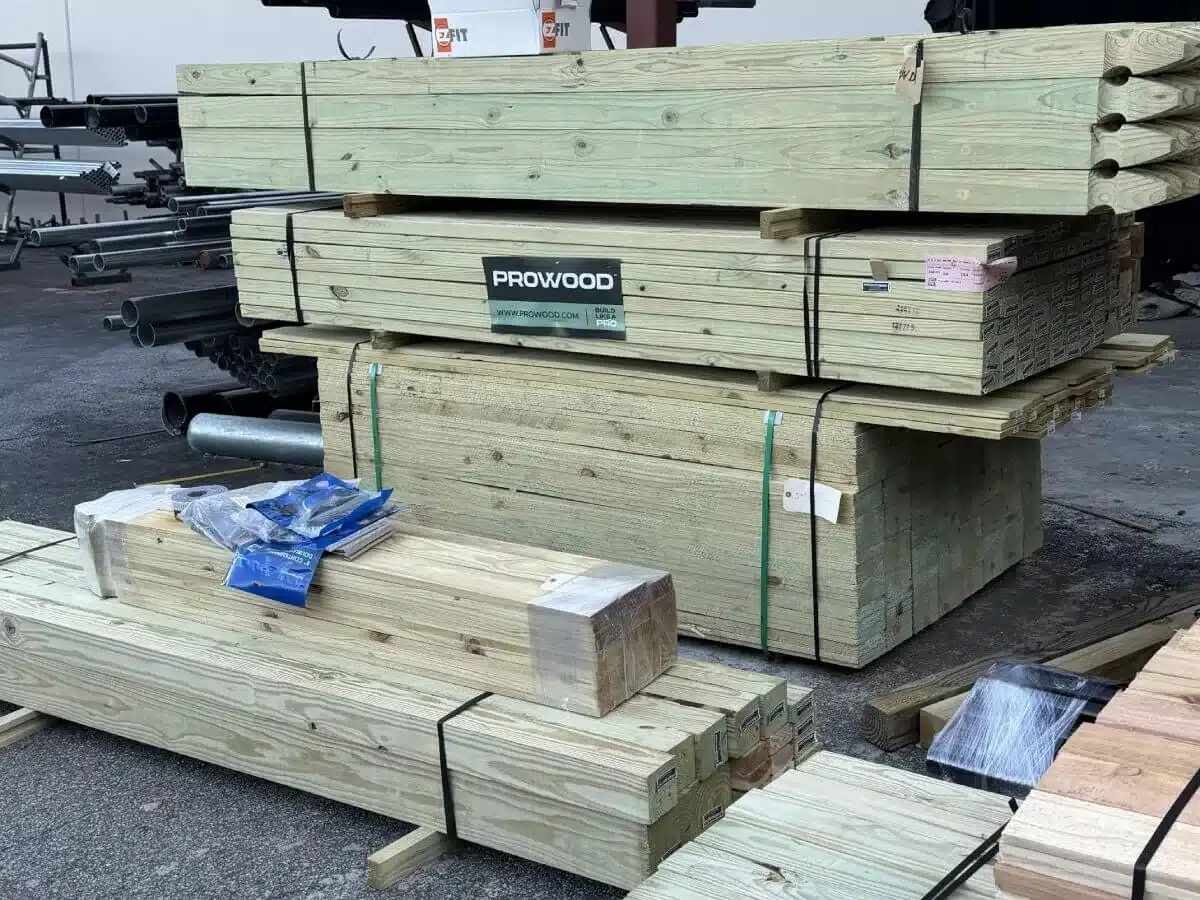 wood fence material supplier atlanta