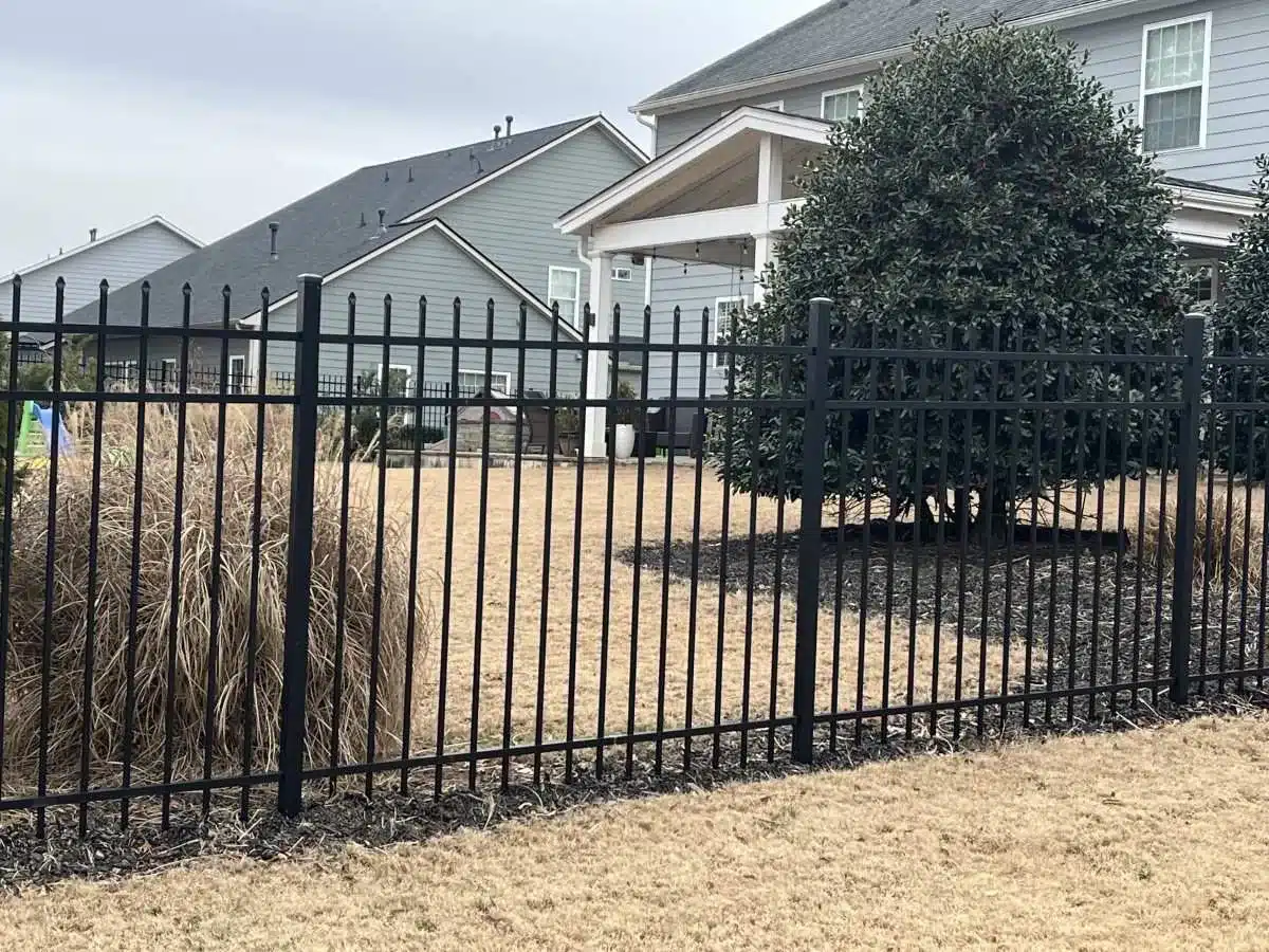 steel fence installation in Alpharetta Georgia
